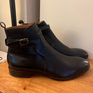 Beckett Simonon Black Leather Men's Boots